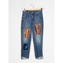 PLEASE - Jeans boyfriend bleu en coton - Fille - Taille TU - Modz