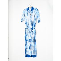 DROLATIC - Combi-pantalon bleu en coton - Femme - Taille 38 - Modz