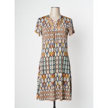 CHRISTINE LAURE - Robe mi-longue bleu en polyester - Femme - Taille 38 - Modz