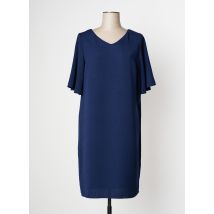SIGNE NATURE - Robe mi-longue bleu en viscose - Femme - Taille 42 - Modz