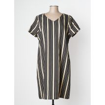 SIGNE NATURE - Robe courte noir en lin - Femme - Taille 42 - Modz