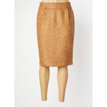 GEVANA - Jupe mi-longue marron en polyester - Femme - Taille 42 - Modz