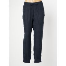SUPERDRY - Pantalon droit bleu en cuppro - Femme - Taille 42 - Modz
