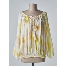 TROIS KA - Blouse jaune en polyester - Femme - Taille TU - Modz
