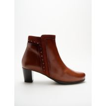 KARSTON - Bottines/Boots marron en cuir - Femme - Taille 41 - Modz