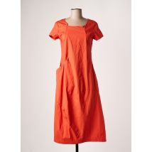 STUDIO RUNDHOLZ - Robe mi-longue orange en coton - Femme - Taille 34 - Modz