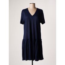 ALLUDE - Robe mi-longue bleu en lin - Femme - Taille 38 - Modz