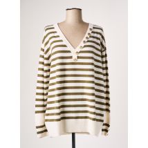 MAX & MOI - Pull vert en merinos - Femme - Taille 40 - Modz