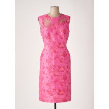 D.EXTERIOR - Robe mi-longue rose en polyamide - Femme - Taille 38 - Modz