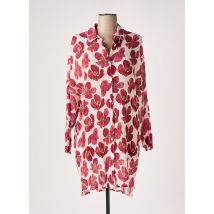 WHYCI MILANO - Tunique manches longues rouge en coton - Femme - Taille 44 - Modz