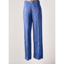LIVIANA CONTI - Pantalon droit bleu en viscose - Femme - Taille 38 - Modz