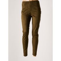 PIER ANTONIO GASPARI - Pantalon slim vert en polyester - Femme - Taille 36 - Modz