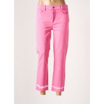7 FOR ALL MANKIND - Jeans coupe droite rose en coton - Femme - Taille W31 - Modz