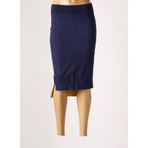 LIVIANA CONTI - Jupe mi-longue bleu en acrylique - Femme - Taille 36 - Modz