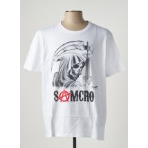 SONS OF ANARCHY - T-shirt blanc en coton - Homme - Taille XXL - Modz