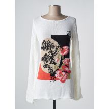 BLEU BLANC ROUGE - Pull beige en coton - Femme - Taille 38 - Modz
