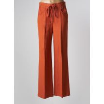 MANILA GRACE - Pantalon large orange en viscose - Femme - Taille 40 - Modz