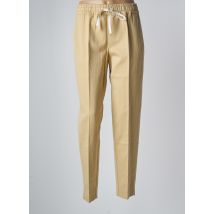 TWINSET - Pantalon droit beige en coton - Femme - Taille 36 - Modz