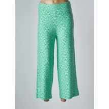 NIU - Pantalon 7/8 vert en viscose - Femme - Taille 38 - Modz