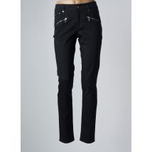 BLEU BLANC ROUGE - Pantalon slim noir en coton - Femme - Taille 36 - Modz
