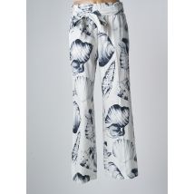 TWINSET - Pantalon droit blanc en coton - Femme - Taille 40 - Modz
