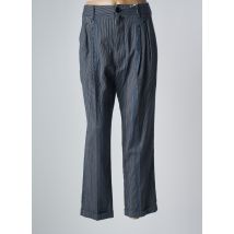 HIGH - Pantalon 7/8 bleu en coton - Femme - Taille 38 - Modz