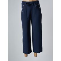 BLEU BLANC ROUGE - Pantalon 7/8 bleu en polyester - Femme - Taille 36 - Modz