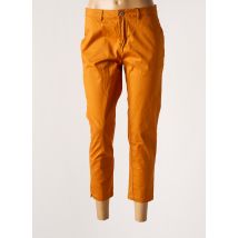 SARAH JOHN - Pantalon 7/8 orange en coton - Femme - Taille 40 - Modz