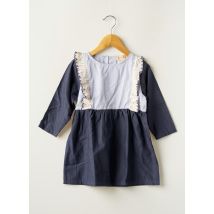LA PETITE COLLECTION - Robe mi-longue bleu en coton - Fille - Taille TU - Modz