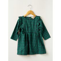 LA PETITE COLLECTION - Robe mi-longue vert en coton - Fille - Taille TU - Modz