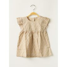 LA PETITE COLLECTION - Robe mi-longue beige en coton - Fille - Taille TU - Modz