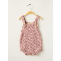 LA PETITE COLLECTION - Barboteuse rose en laine - Fille - Taille TU - Modz