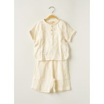 LA PETITE COLLECTION - Pyjashort beige en coton - Enfant - Taille TU - Modz