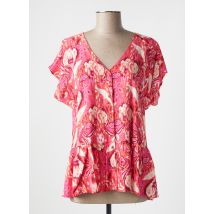 YEST - Chemisier rose en viscose - Femme - Taille 40 - Modz