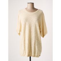 YEST - Pull tunique beige en coton - Femme - Taille 36 - Modz