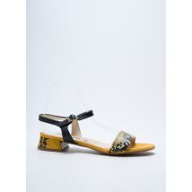 GADEA - Sandales/Nu pieds jaune en cuir - Femme - Taille 40 - Modz