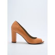 NOE - Escarpins orange en cuir - Femme - Taille 35 - Modz