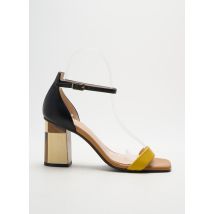 LODI - Sandales/Nu pieds jaune en cuir - Femme - Taille 35 - Modz