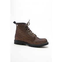 LOLLIPOPS - Bottines/Boots marron en textile - Femme - Taille 39 - Modz