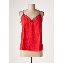 VILA - Top rouge en polyester - Femme - Taille 38 - Modz