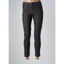 LCDN - Pantalon 7/8 marron en coton - Femme - Taille 36 - Modz