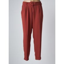 ANDAM - Pantalon droit marron en polyester - Femme - Taille 38 - Modz