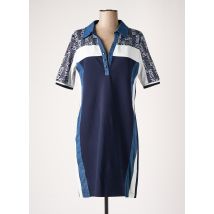 TUZZI - Robe courte bleu en viscose pour femme - Taille 38 - Modz