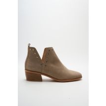 WONDERS - Bottines/Boots beige en cuir - Femme - Taille 37 - Modz