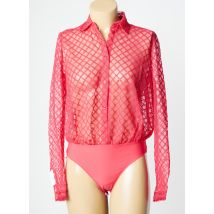 LOUISA BRACQ - Body rose en polyamide - Femme - Taille 36 - Modz