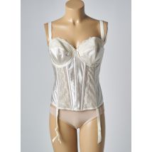 ELOMI - Guêpière/Porte-jarretelle beige en polyester - Femme - Taille 95F - Modz