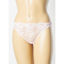 CHRISTIES - Tanga rose en polyester - Femme - Taille 42 - Modz