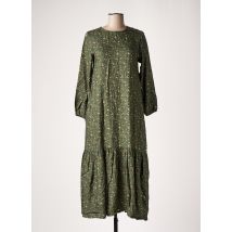 PAN - Robe mi-longue vert en viscose - Femme - Taille 38 - Modz