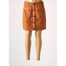 THE KORNER - Jupe courte orange en polyester - Femme - Taille 36 - Modz