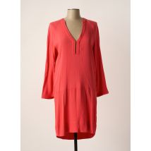 STELLA FOREST - Robe mi-longue rose en viscose - Femme - Taille 42 - Modz
